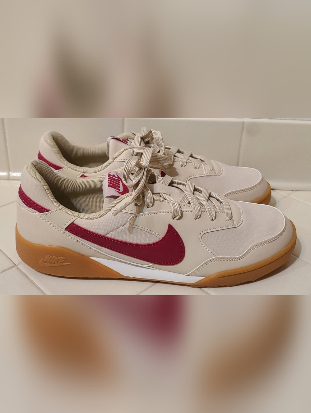 Nike Terra Manta Sanddrift Gum Light Brown Sail Noble Red Women's Size 10 - Picture 3 of 8